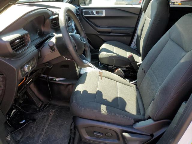 1FM5K8AW9NNA02580 - 2022 FORD EXPLORER POLICE INTERCEPTOR أبيض صورة 7
