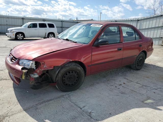 2T1BR12E21C464802 - 2001 TOYOTA COROLLA CE RED photo 1