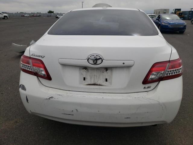 4T4BF3EK0BR161724 - 2011 TOYOTA CAMRY BASE WHITE photo 6