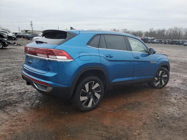 1V2HE2CA9RC222129 - 2024 VOLKSWAGEN ATLAS CROS SE BLUE photo 3
