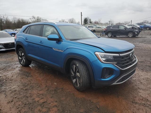 1V2HE2CA9RC222129 - 2024 VOLKSWAGEN ATLAS CROS SE BLUE photo 4