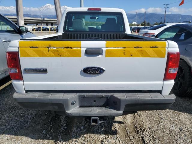 1FTYR10D89PA14475 - 2009 FORD RANGER WHITE photo 6