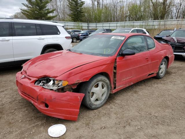 2G1WX15K749160774 - 2004 CHEVROLET MONTE CARL SS RED photo 1