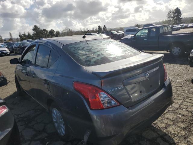 3N1CN7AP9KL817673 - 2019 NISSAN VERSA S GRAY photo 2