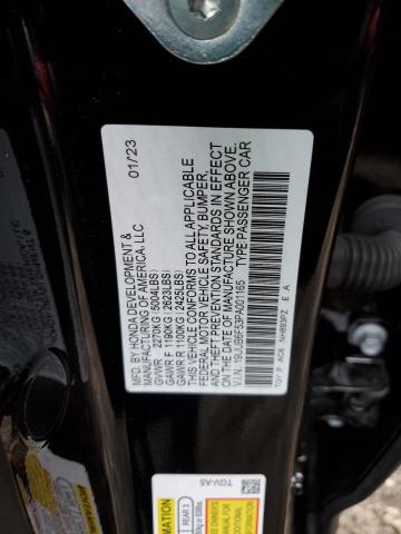 19UUB6F53PA001165 - 2023 ACURA TLX A-SPEC BLACK photo 12