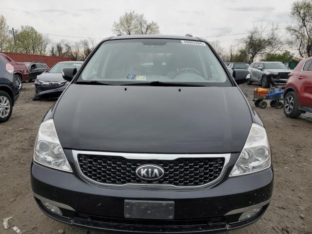 KNDMG4C77E6564231 - 2014 KIA SEDONA LX BLACK photo 5