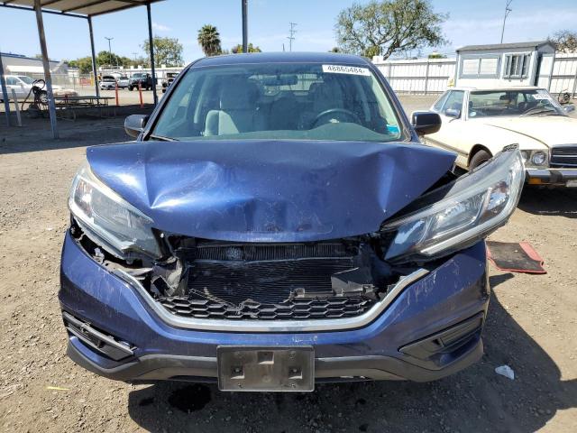 2HKRM4H40GH707087 - 2016 HONDA CR-V SE BLUE photo 5