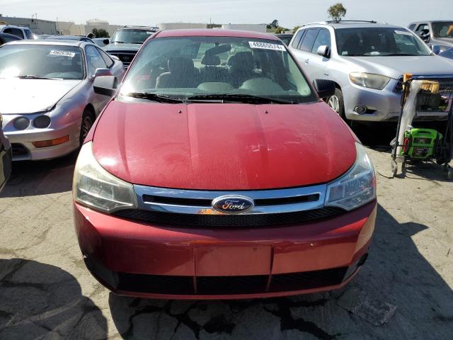 1FAHP3FN5AW280568 - 2010 FORD FOCUS SE RED photo 5