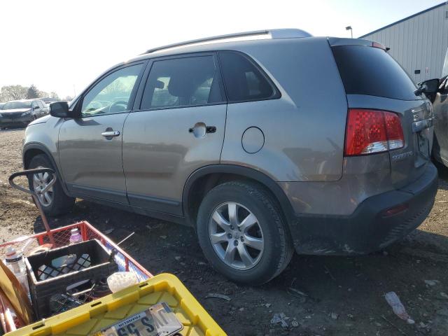 5XYKT3A63CG304698 - 2012 KIA SORENTO BASE SILVER photo 2