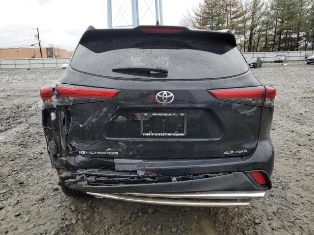 5TDGZRBH6MS557459 - 2021 TOYOTA HIGHLANDER XLE 黑色 照片 6