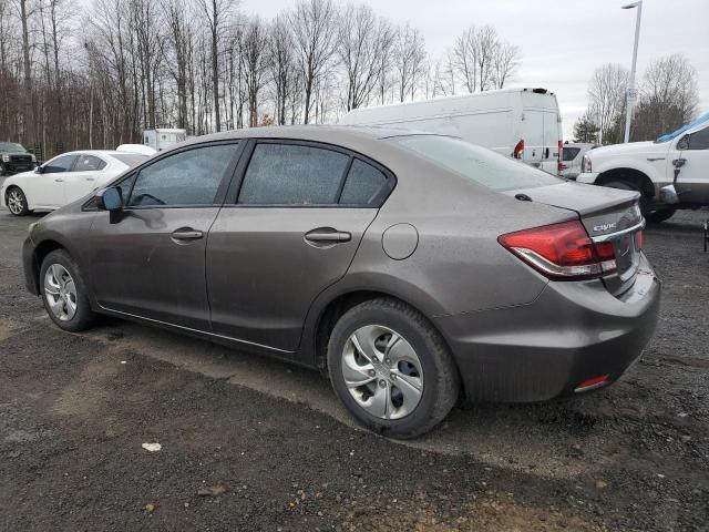 2HGFB2F51FH510379 - 2015 HONDA CIVIC LX GRAY photo 2