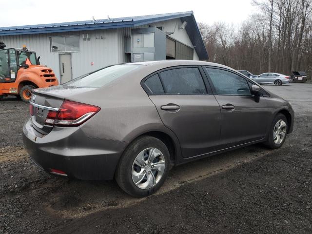 2HGFB2F51FH510379 - 2015 HONDA CIVIC LX GRAY photo 3