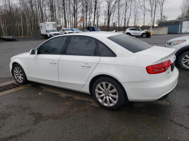 WAUBFAFL4EN009435 - 2014 AUDI A4 PREMIUM WHITE photo 2