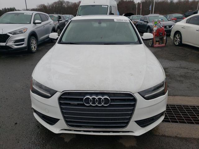 WAUBFAFL4EN009435 - 2014 AUDI A4 PREMIUM WHITE photo 5