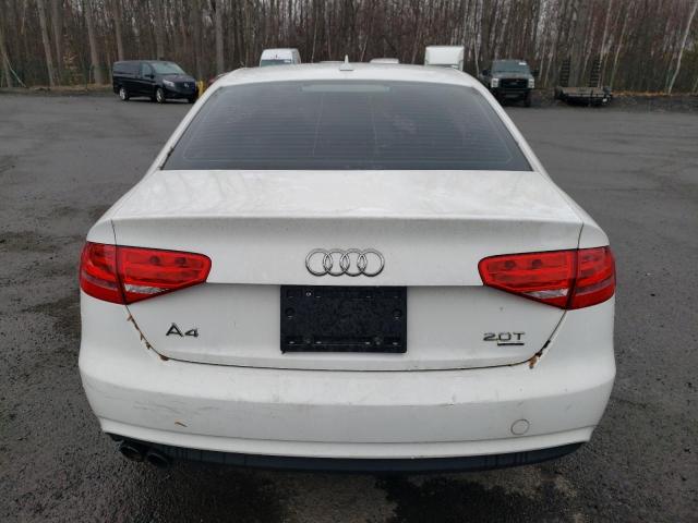 WAUBFAFL4EN009435 - 2014 AUDI A4 PREMIUM WHITE photo 6