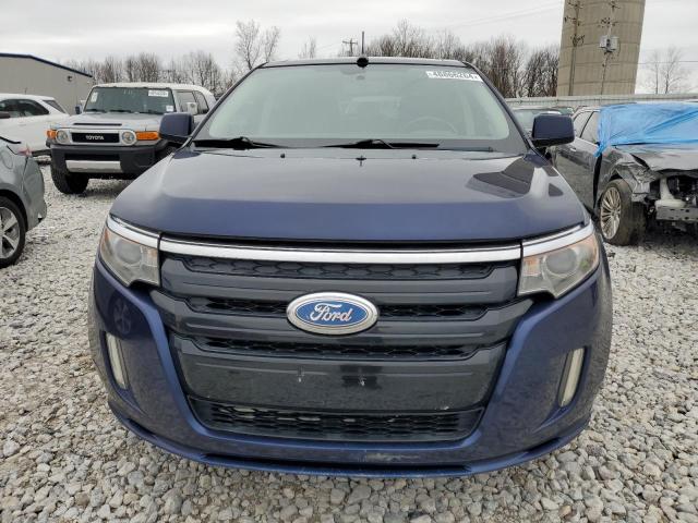 2FMDK4AK6BBA10354 - 2011 FORD EDGE SPORT BLUE photo 5