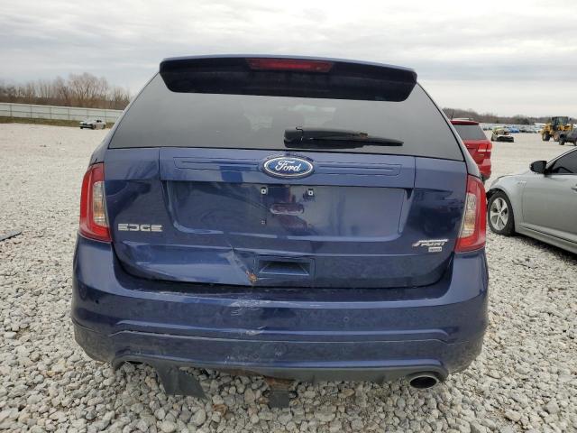 2FMDK4AK6BBA10354 - 2011 FORD EDGE SPORT BLUE photo 6