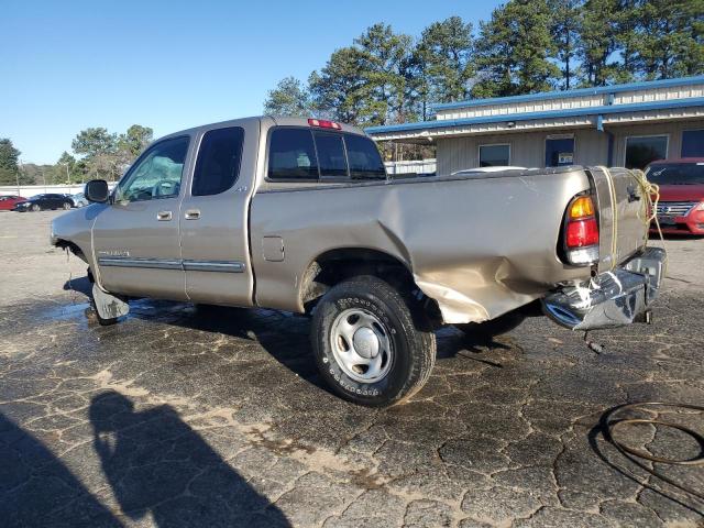 5TBRT34123S438631 - 2003 TOYOTA TUNDRA ACCESS CAB SR5 TAN photo 2