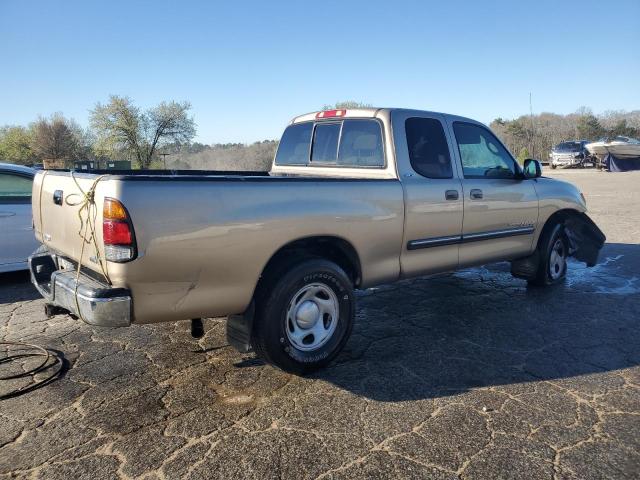 5TBRT34123S438631 - 2003 TOYOTA TUNDRA ACCESS CAB SR5 TAN photo 3