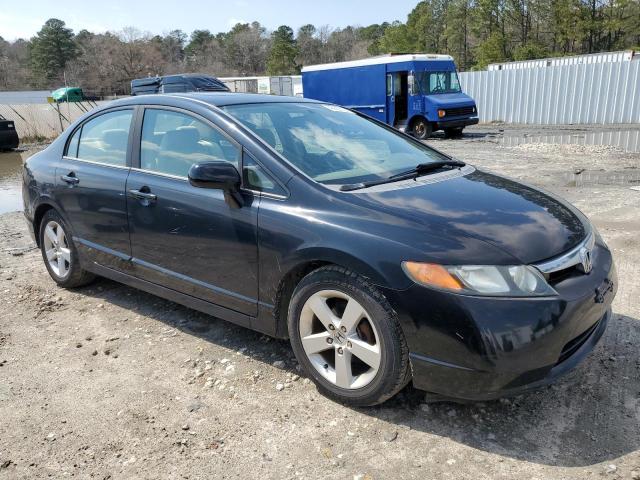 1HGFA16866L104091 - 2006 HONDA CIVIC EX BLACK photo 4