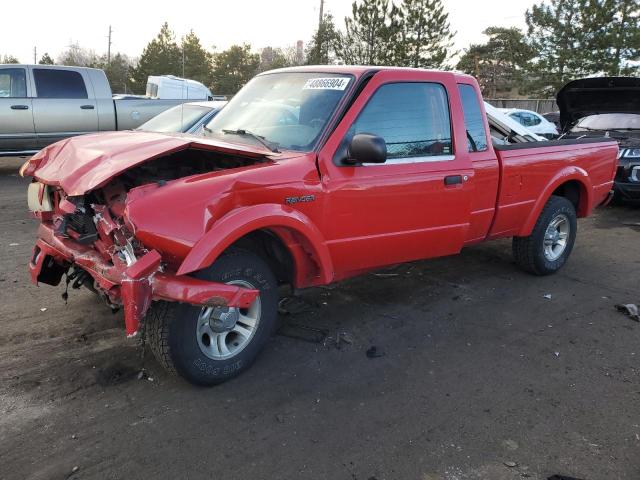 1FTYR44U84PA56164 - 2004 FORD RANGER SUPER CAB RED photo 1