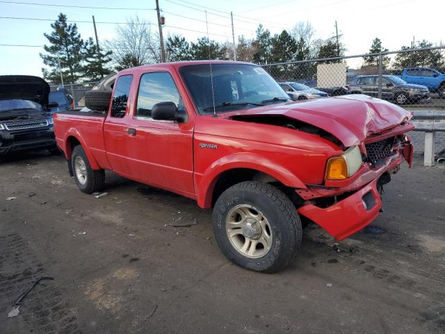 1FTYR44U84PA56164 - 2004 FORD RANGER SUPER CAB RED photo 4