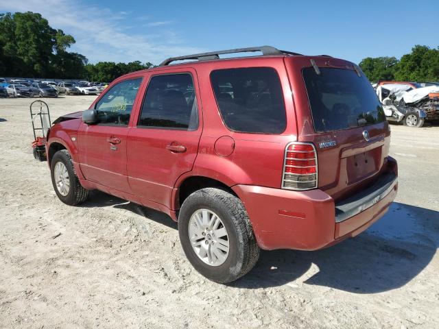 4M2CU81187KJ06034 - 2007 MERCURY MARINER LUXURY RED photo 2