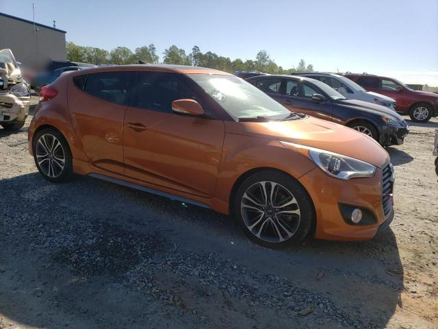 KMHTC6AEXGU274659 - 2016 HYUNDAI VELOSTER TURBO ORANGE photo 4