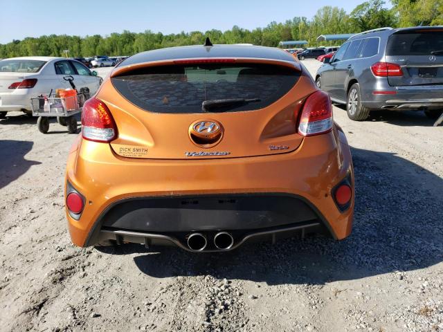 KMHTC6AEXGU274659 - 2016 HYUNDAI VELOSTER TURBO ORANGE photo 6