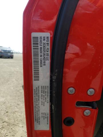 2C3CDZFJXLH221616 - 2020 DODGE CHALLENGER R/T SCAT PACK RED photo 12