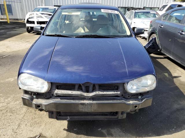 WVWGC31JXXW605150 - 1999 VOLKSWAGEN GOLF GLS BLUE photo 5