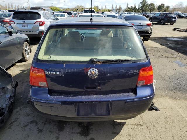 WVWGC31JXXW605150 - 1999 VOLKSWAGEN GOLF GLS BLUE photo 6