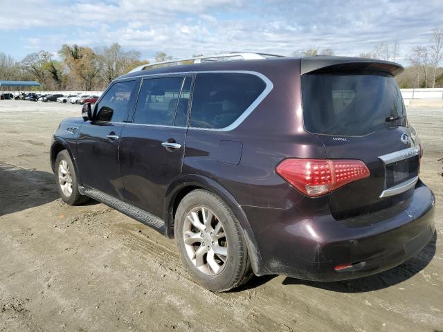 JN8AZ2NF9D9530847 - 2013 INFINITI QX56 BURGUNDY photo 2