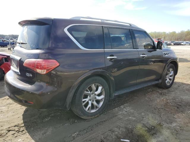 JN8AZ2NF9D9530847 - 2013 INFINITI QX56 BURGUNDY photo 3