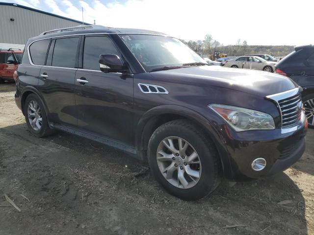 JN8AZ2NF9D9530847 - 2013 INFINITI QX56 BURGUNDY photo 4