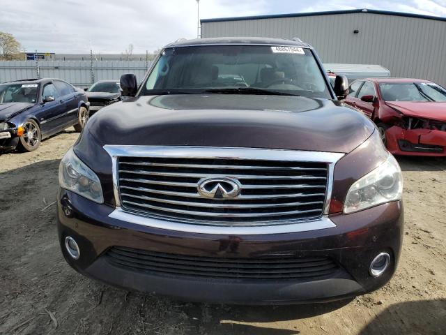 JN8AZ2NF9D9530847 - 2013 INFINITI QX56 BURGUNDY photo 5