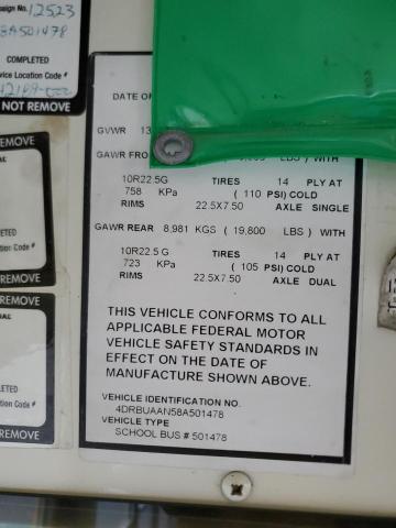 4DRBUAAN58A501478 - 2008 IC CORPORATION 3000 ყვითელი ფოტო 10