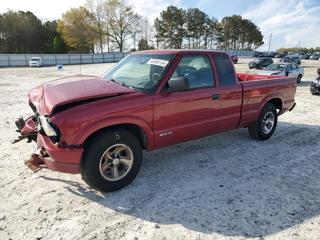 1GCCS19W218184364 - 2001 CHEVROLET S TRUCK S10 BURGUNDY photo 1