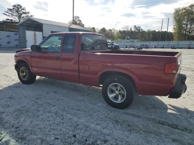 1GCCS19W218184364 - 2001 CHEVROLET S TRUCK S10 BURGUNDY photo 2