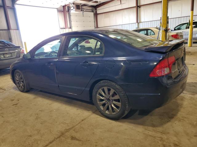 1HGFA16568L067701 - 2008 HONDA CIVIC LX BLUE photo 2