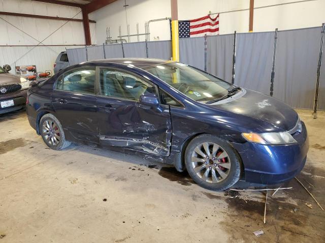 1HGFA16568L067701 - 2008 HONDA CIVIC LX BLUE photo 4