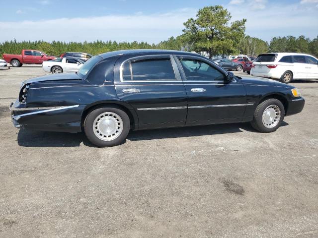 1LNFM81W1WY615808 - 1998 LINCOLN TOWN CAR EXECUTIVE Schwarz Foto 3