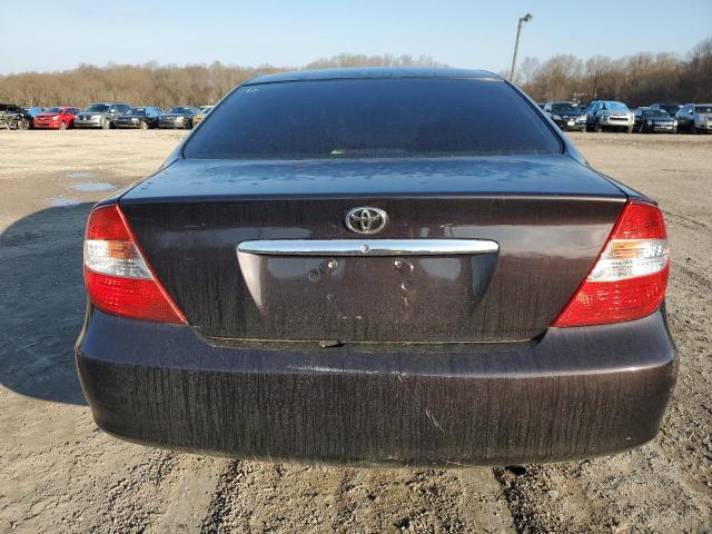 JTDBE32K220041064 - 2002 TOYOTA CAMRY LE BLACK photo 6