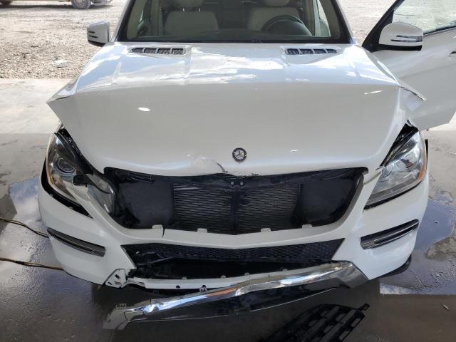 4JGDA5JB5EA405442 - 2014 MERCEDES-BENZ ML 350 WHITE photo 12