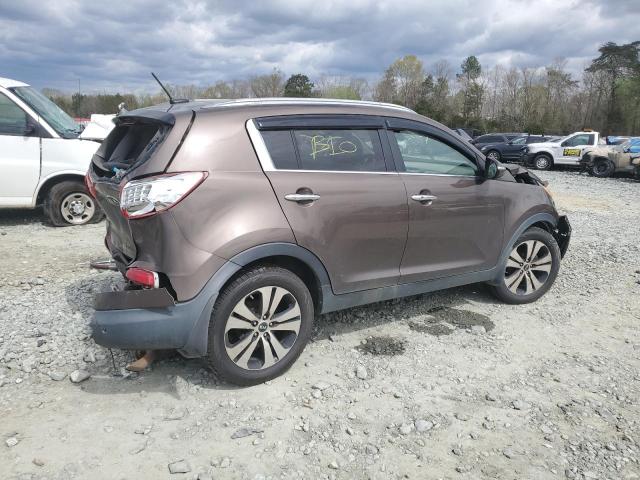 KNDPC3A23B7063305 - 2011 KIA SPORTAGE EX BROWN photo 3