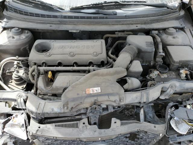 KNAFU4A25D5726741 - 2013 KIA FORTE EX BROWN photo 11