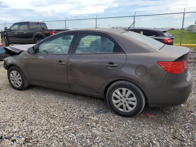 KNAFU4A25D5726741 - 2013 KIA FORTE EX BROWN photo 2