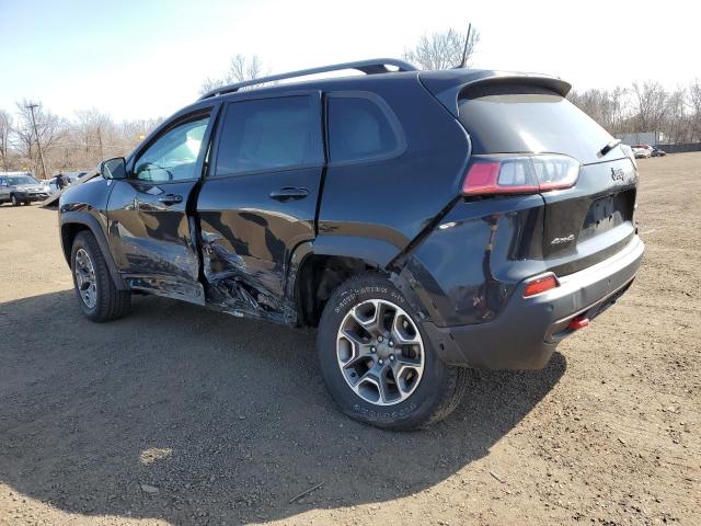 1C4PJMBX6MD220061 - 2021 JEEP CHEROKEE TRAILHAWK BLACK photo 2