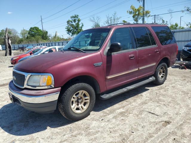 1FMRU15W71LB01742 - 2001 FORD EXPEDITION XLT RED photo 1