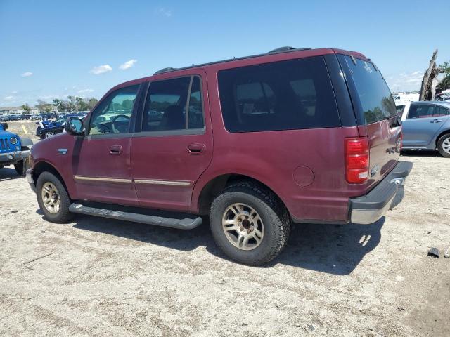 1FMRU15W71LB01742 - 2001 FORD EXPEDITION XLT RED photo 2